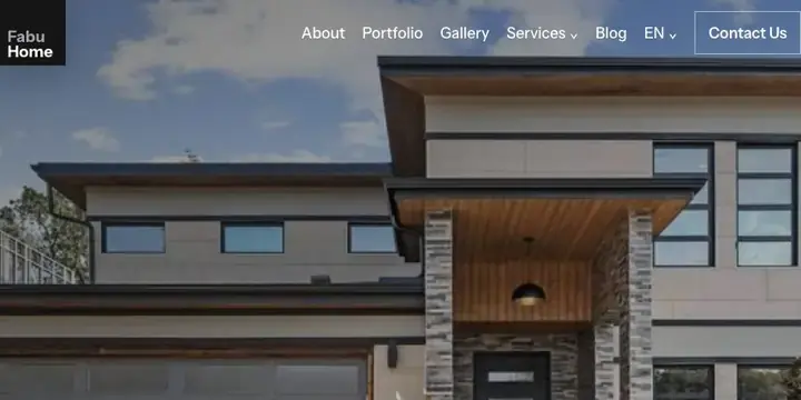 FabuHome website preview